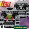 NFL Las Vegas Raiders Grinch Ugly Christmas Sweater