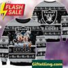 NFL Las Vegas Raiders Mickey Minnie Limited Ugly Christmas Sweater