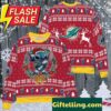 NFL Miami Dolphins x Stitch Ugly Christmas Sweater