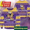 NFL Minnesota Vikings Mickey Minnie Limited Ugly Christmas Sweater front view
