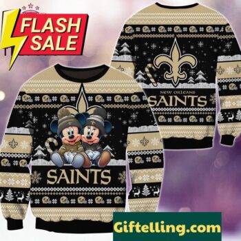 NFL New Orleans Saints Mickey product image showing design and team colors