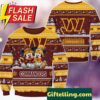 NFL Washington Commanders Mickey Minnie Ugly Christmas Sweater