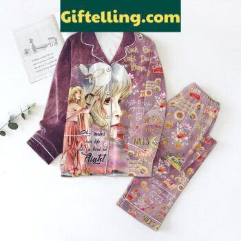 Women's Stevie-inspired bird in flight pajama set