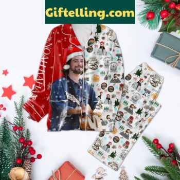 Noah Kahan Christmas Polyester Pajamas Set