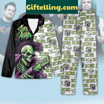 NOFX Band See You Again 2024 Polyester Pajamas Set