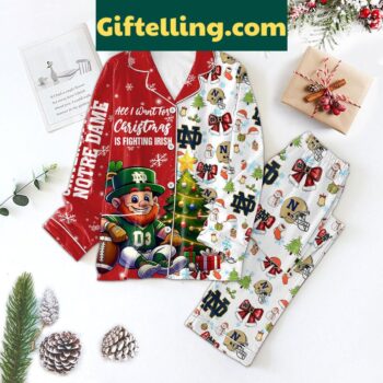 Notre Dame Fighting Irish Christmas product image showing design and team colors