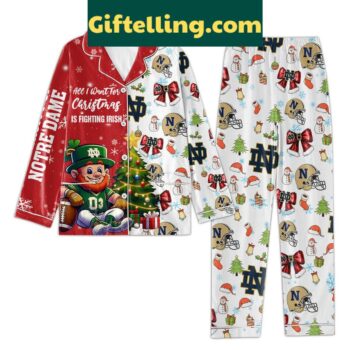 Notre Dame Fighting Irish Christmas product image showing design and team colors
