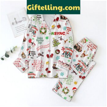 NSYNC Merry Christmas Happy Holiday Pajamas Set