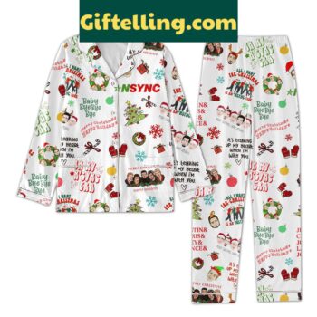 NSYNC Merry Christmas Happy Holiday Pajamas Set