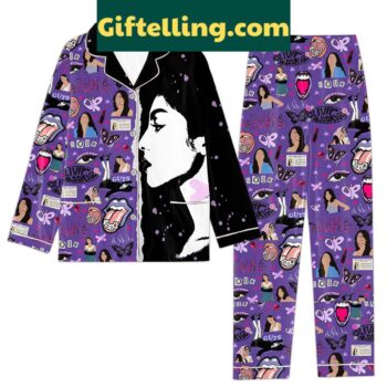 Olivia Rodrigo Sour Polyester Pajamas product image showing design and team colors