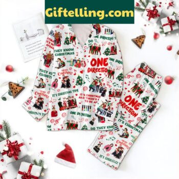 One Direction Christmas 2024 Polyester Pajamas Set
