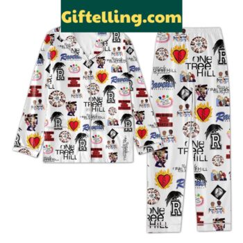 One Tree Hill themed polyester pajamas set with unique design and phrase