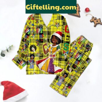 Order of the Eastern Star OES Christmas Polyester Pajamas Set