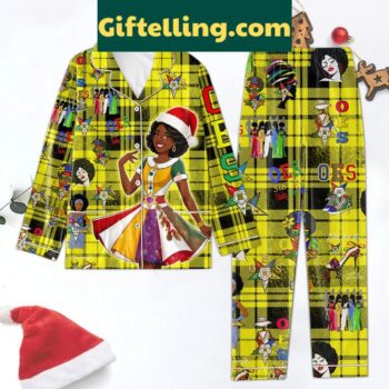 Order of the Eastern Star OES Christmas Polyester Pajamas Set