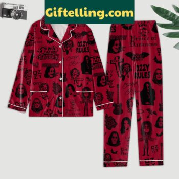 Ozzy Osbourne Fan Polyester Pajamas Set