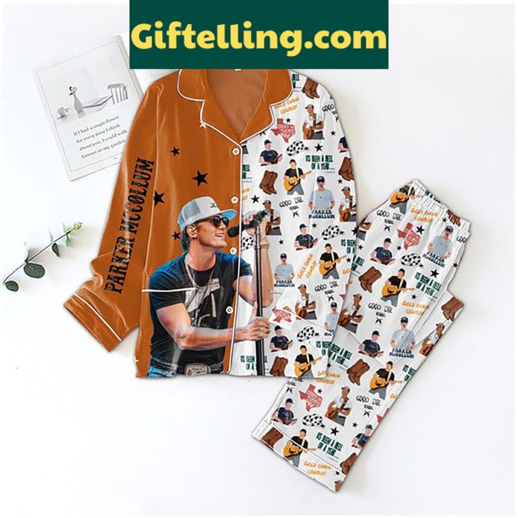 Parker McCollum Polyester Pajamas Set product image showing design and team colors