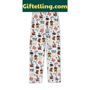 Parker McCollum Polyester Pajamas Set product image showing design and team colors