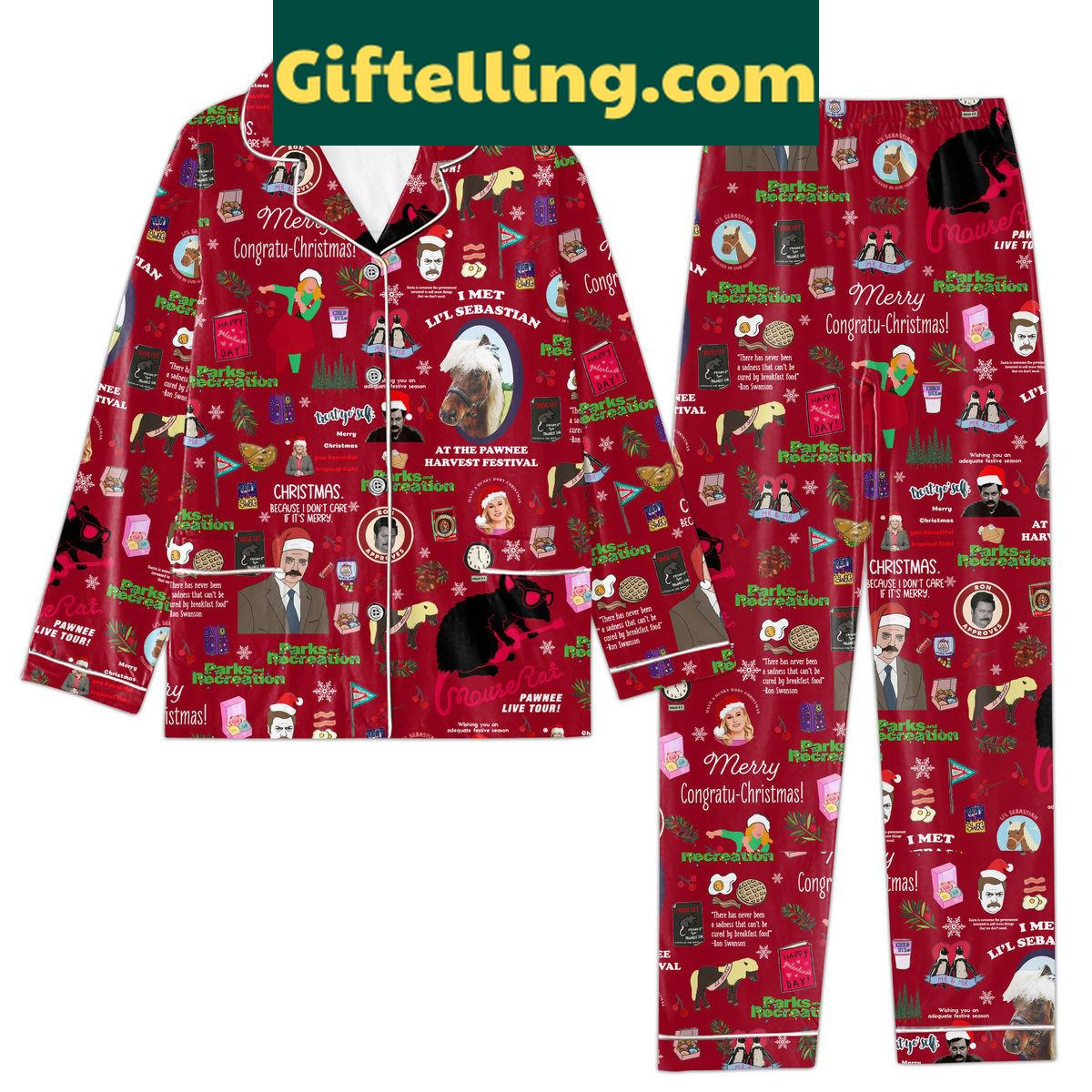 parks-and-recreation-merry-congratu-christmas-pajamas-set-cozy-holiday-fun-2 Parks And Recreation Merry Congratu Christmas Pajamas Set