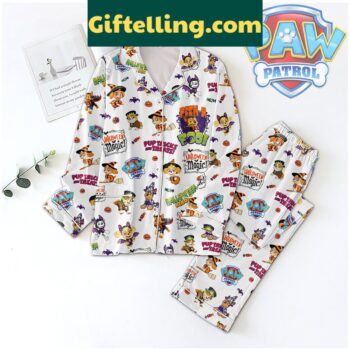 Kids' Paw Patrol Halloween Pajamas Set with Magic Peek A Poo Design