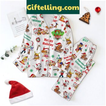 Paw Patrol Puppies Holiday Pajamas Set for Kids