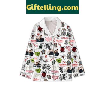 Pierce The Veil I Love You Polyester Pajamas Set, sleepwear for women and men