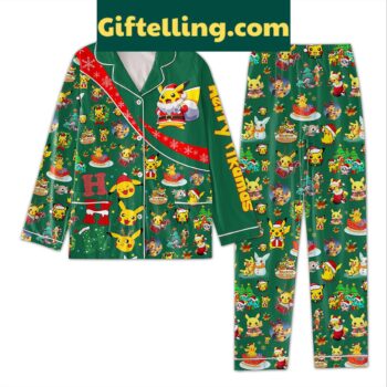 Pikachu Merry Christmas Pajamas Set for kids