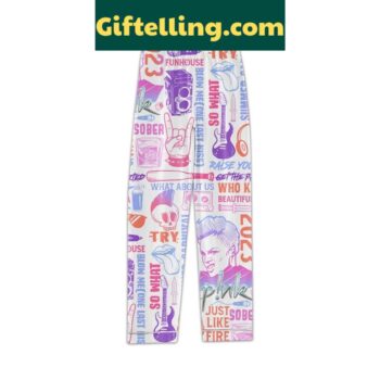 Pink Blow Me One Last Kiss Polyester Pajamas Set