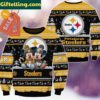 Pittsburgh Steelers Mickey Minnie ugly Christmas sweater