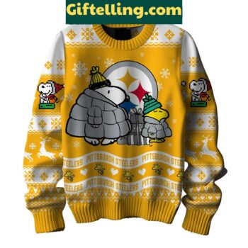 Pittsburgh Steelers Peanuts Snoopy Ugly Sweater Christmas NFL Gift for Fans