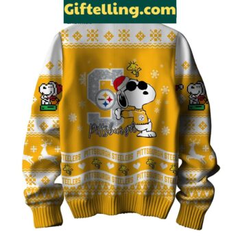 Pittsburgh Steelers Peanuts Snoopy Ugly Sweater Christmas NFL Gift for Fans