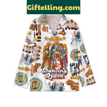 Abba Voyage Dancing Queen Polyester Pajamas Set - Long Sleeve Top and Pants
