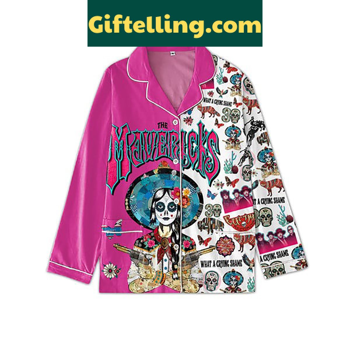 polyester-pajamas-set-by-the-mavericks-a-crying-shame-sleepwear-3 The Mavericks A Crying Shame Polyester Pajamas Set