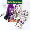 Prince Purple Dance In The Christmas Rain Polyester Pajamas Set, holiday-themed pajamas with purple color and fun design