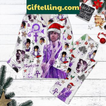 Prince Purple Rain Merry Christmas Pajamas Set