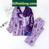 Purple Rain Lake Pajamas Set with water-inspired print
