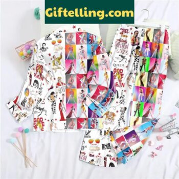 Queen Freddie Mercury God Save The Queen Christmas Polyester Pajamas Set