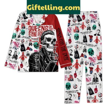Queens Of The Stone Age Song For The Deaf Pajamas Set with vibrant graphics and soft fabric