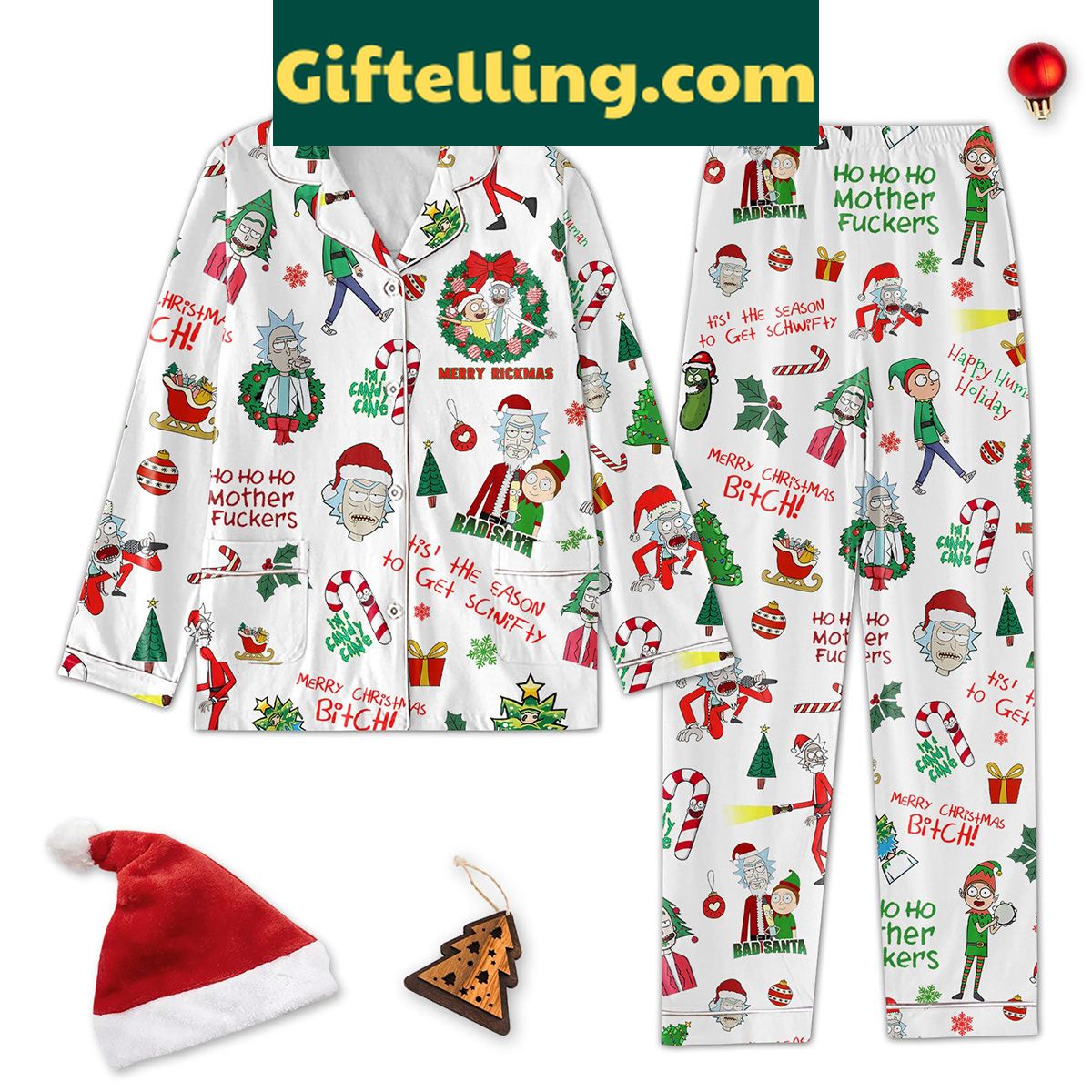 rick-and-morty-merry-rickmas-tis-the-season-to-get-schwifty-pajamas-set-1 Rick and Morty Merry Rickmas Pajamas Set