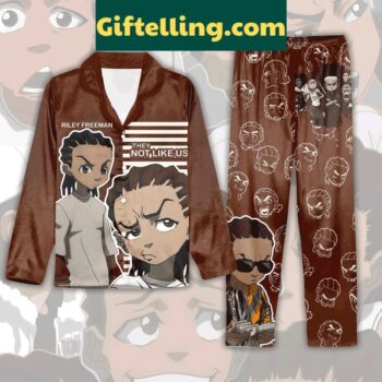 Riley Freeman They Not Like Us Polyester Pajamas Set