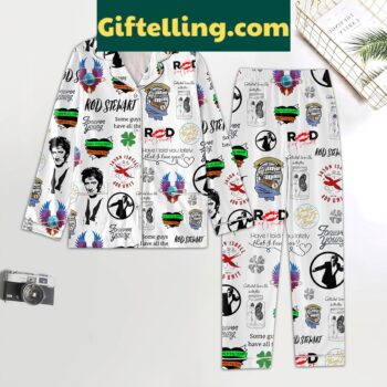 Rod Stewart Forever Young Fan Polyester Pajamas Set