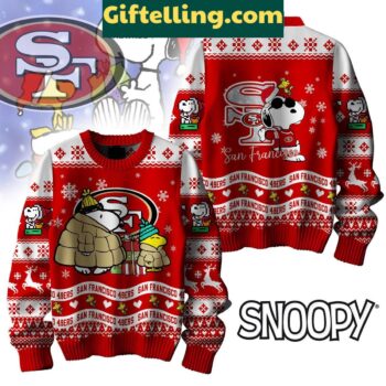 San Francisco 49ers Peanuts Snoopy Ugly Sweater