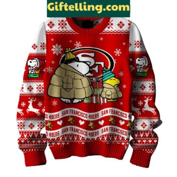 San Francisco 49ers Peanuts Snoopy Ugly Sweater