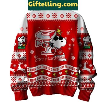San Francisco 49ers Peanuts Snoopy Ugly Sweater