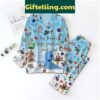 Santa s Coming Daddy Pajamas product image showing design and team colors
