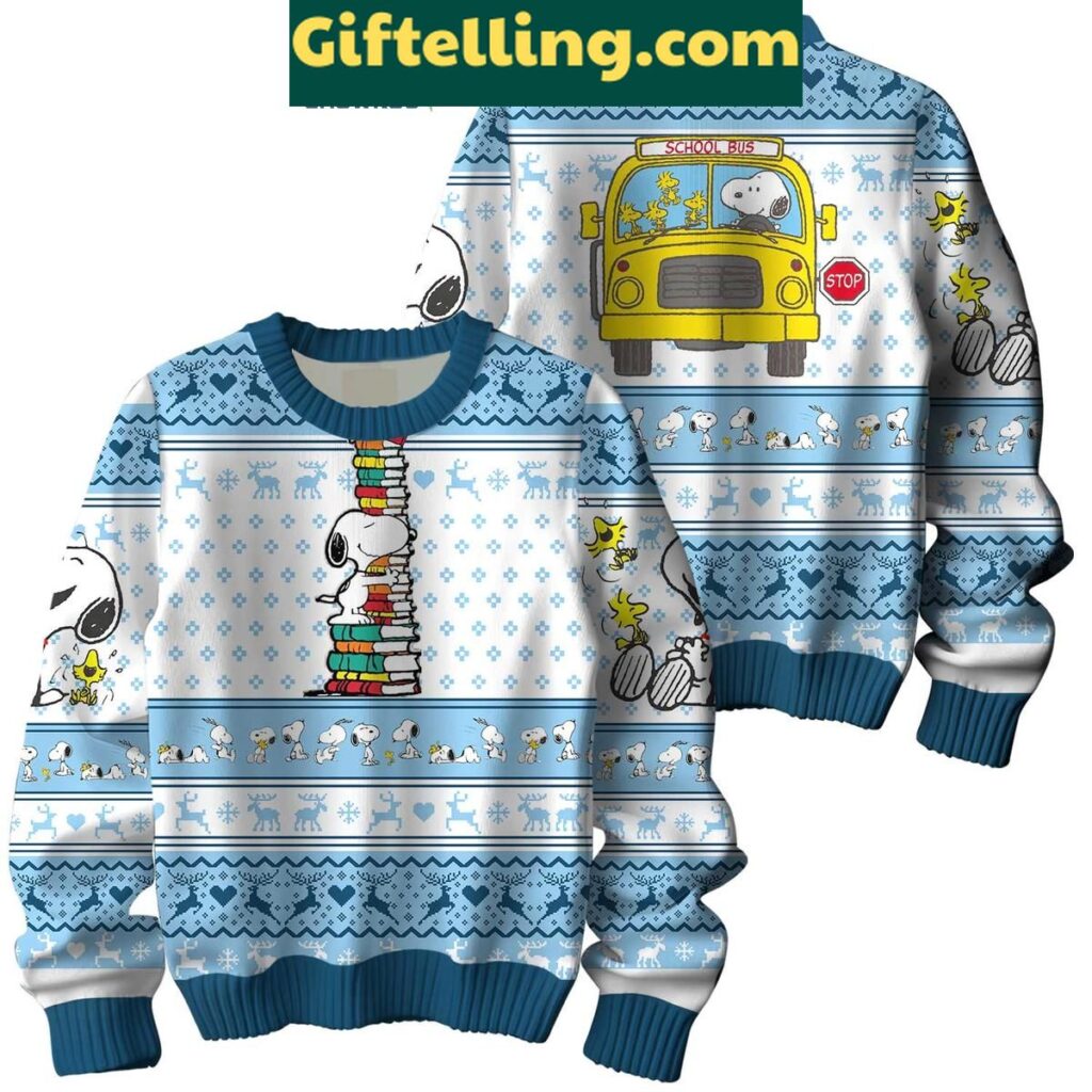 Scooby Doo School Bus Teacher Ugly Christmas Sweater