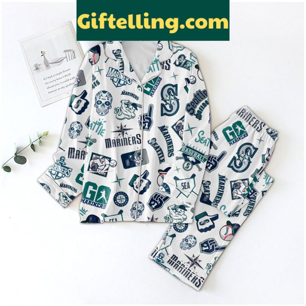 Seattle Mariners Let's Go Pajamas Set