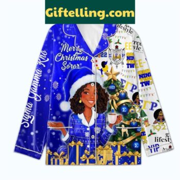 Sigma Gamma Rho Merry Christmas product image showing design and team colors