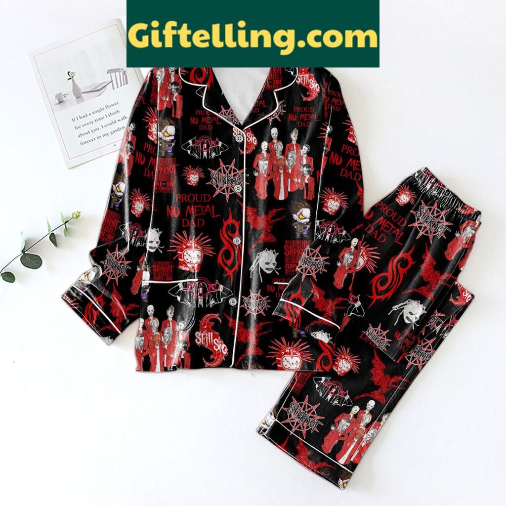 Slipknot Proud Nu Metal Dad Pajamas Set