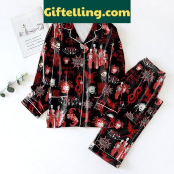 Slipknot Proud Nu Metal Dad Pajamas Set