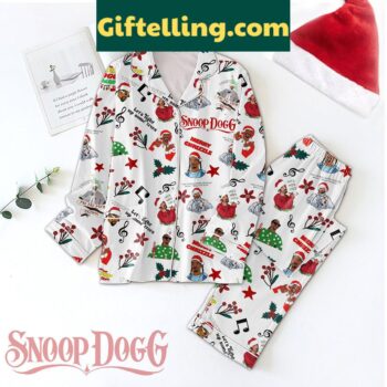 Snoop Dogg Ho's Ho's Ho's Merry Chrizzle Christmas Polyester Pajamas Set